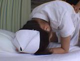 Nice teen Yuu Asakura wild nurse in pantyhose gets facial picture 139
