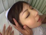 Nice teen Yuu Asakura wild nurse in pantyhose gets facial picture 163