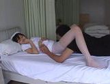 Nice teen Yuu Asakura wild nurse in pantyhose gets facial picture 76