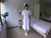 Nice teen Yuu Asakura wild nurse in pantyhose gets facial