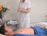 Asian nurse gets busy with a stiff dong to fuck