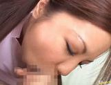 Manaka Kazuki Asian nurse gives hot blowjob picture 37