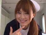 Akiho Yoshizawa Naughty Asian nurse fucks in the hospital picture 53