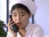 Hot Nurse Eir Ueno Makes The Doctor Happy With Sex picture 3