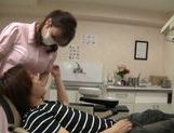 Busty Asian dentist is seduced and fucked by her patient picture 19