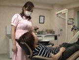 Busty Asian dentist is seduced and fucked by her patient picture 22