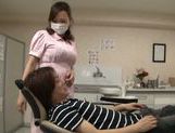 Busty Asian dentist is seduced and fucked by her patient picture 26