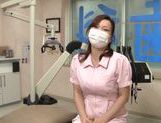 Busty Asian dentist is seduced and fucked by her patient