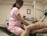Busty Asian dentist is seduced and fucked by her patient picture 91