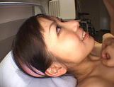 Japanese nurse Yuu Asakura doggystyle with cum on her face picture 132