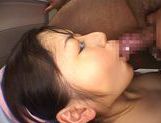 Japanese nurse Yuu Asakura doggystyle with cum on her face picture 145