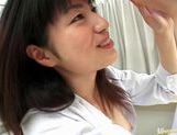 Young and hot nurse Saki Budou makes sure her patient is happy picture 120