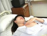 Young and hot nurse Saki Budou makes sure her patient is happy picture 133