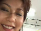 Hot milf Megu Ayase gets pussy creamed picture 123