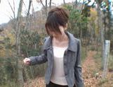 Yui Hatano Japanese model has outdoor sex picture 13