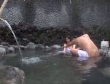Asian model with big tits enjoys some outdoor sex