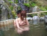 Kokomi Naruse is a hot Asian milf in the outdoor baths