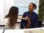 Runa Sawaguchi Asian chick has office sex