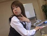 Chinatsu Nakano Asian office girl has kinky office sex