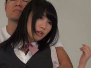 Cute schoolgirl Satomi Nomiya poses for sexy shots