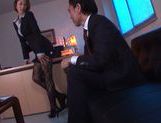 Akari Asahina hot Asian milf in an office suit gets hard fucking picture 14
