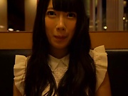 Beautiful Nanase Miku seductively teases before the cameras