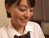 Schoolgirl Aoyama Mirai is fucked hard missionary