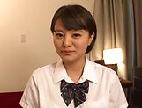 Schoolgirl Aoyama Mirai is fucked hard missionary