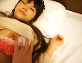 Japanese schoolgirl tries a tasty dick first thing in the morning picture 22