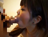 Japanese schoolgirl tries a tasty dick first thing in the morning picture 72