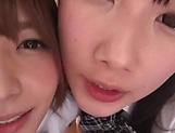 Japanese schoolgirls are being naughty picture 101