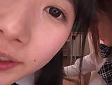 Japanese schoolgirls are being naughty picture 131