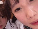 Japanese schoolgirls are being naughty picture 56