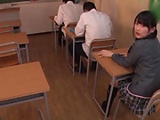 Japanese schoolgirls are being naughty