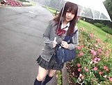 Adorable schoolgirl is into a foursome picture 13