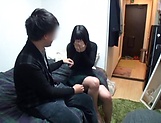 Hot Japanese amateur sucks and fucks big time  picture 19