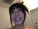 Hot Japanese amateur sucks and fucks big time  picture 93