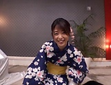 Kawakami Nanami performs a cute blowjob picture 36
