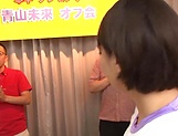 Kinky schoolgirl Aoyama Mirai enjoys being fucked