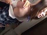 Sexy schoolgirl has cum on her big hot butt picture 72