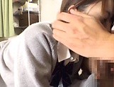 Amazing Japanese girl ends porn play with cum on ass picture 56