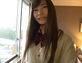 Cute Kaede Mai takes down undies to fuck hard 