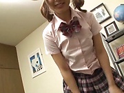 Hardcore schoolgirl pleases her horny hunk well