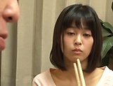 Juicy Japanese teen goes fucking with an old man picture 28