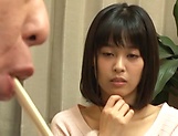 Juicy Japanese teen goes fucking with an old man picture 29