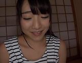 Hot Asian babe Ayane Suzukawa shows her wet hairy cunt