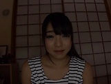 Hot Asian babe Ayane Suzukawa shows her wet hairy cunt