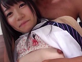 Cute young girl Mio Ooshima enjoys hot wild fucking picture 30