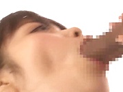 Ootori Kaname ,gives an erotic cock sucking