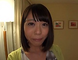 Japanese brunette is thinking about sex